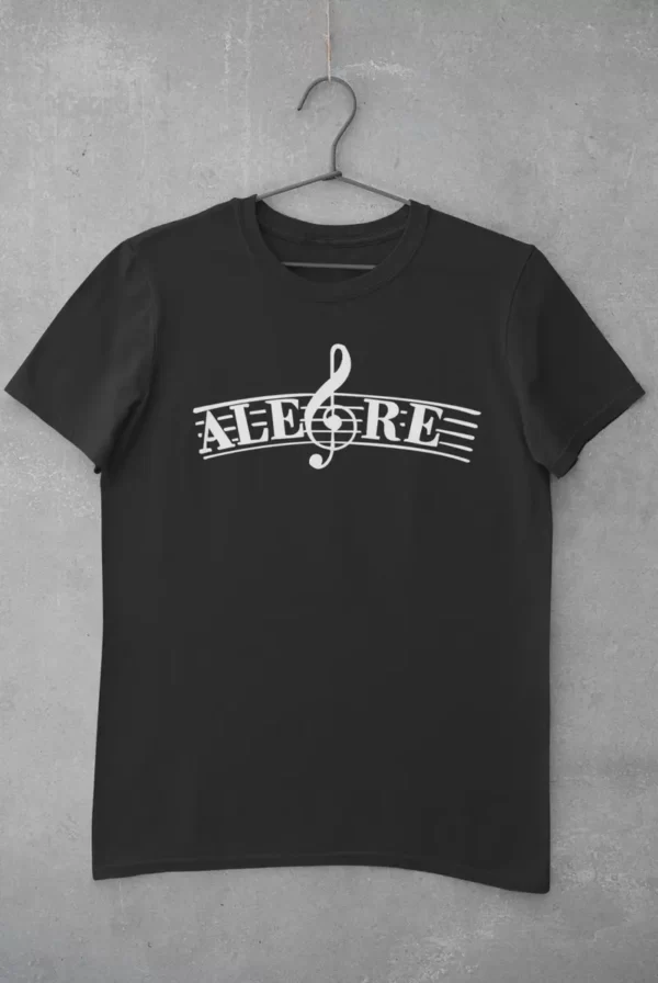 camiseta alegre negra