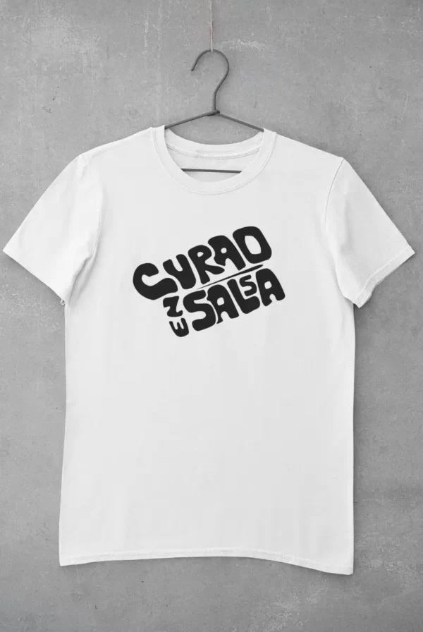 camiseta curao en salsa blanca