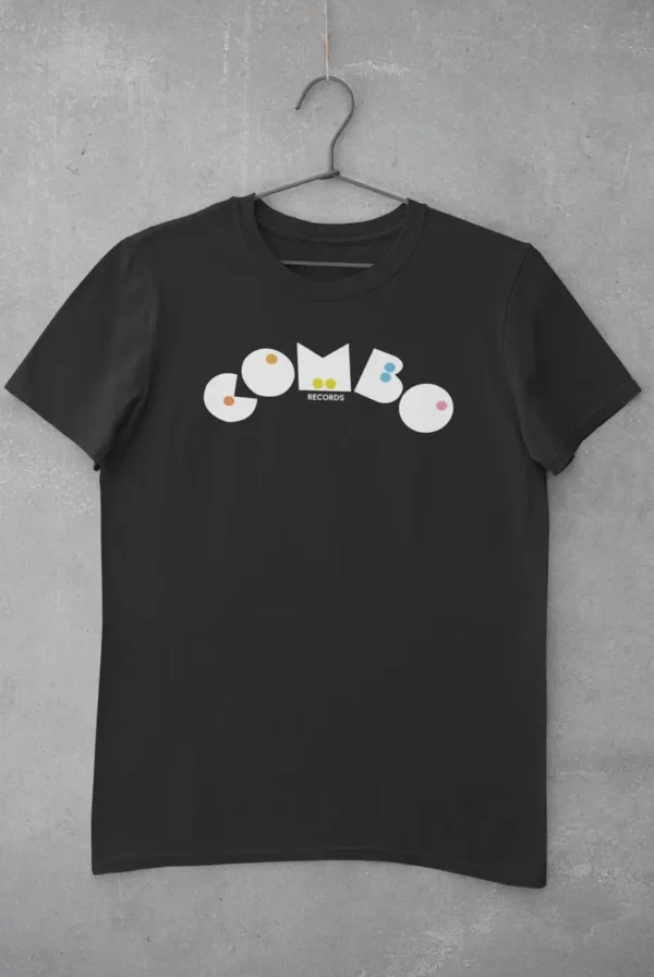 camiseta gran combo records negra