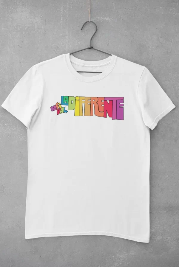 camiseta la diferente blanca
