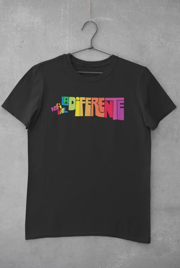 camiseta la diferente negra