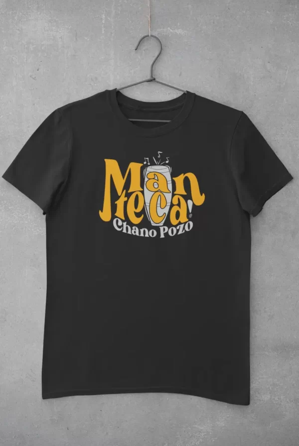 camiseta manteca negra