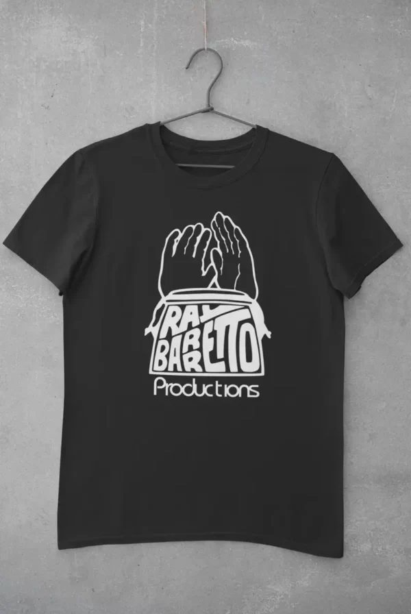 camiseta ray barreto manos duras negra