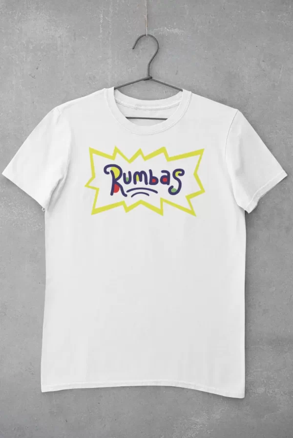camiseta rumbas blanca nubeblanca