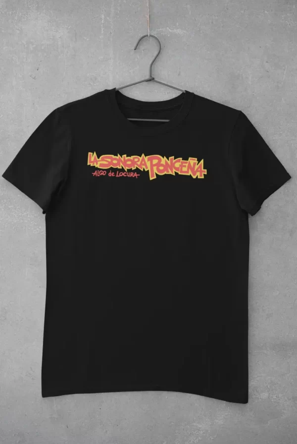camiseta sonora poncena locura negra